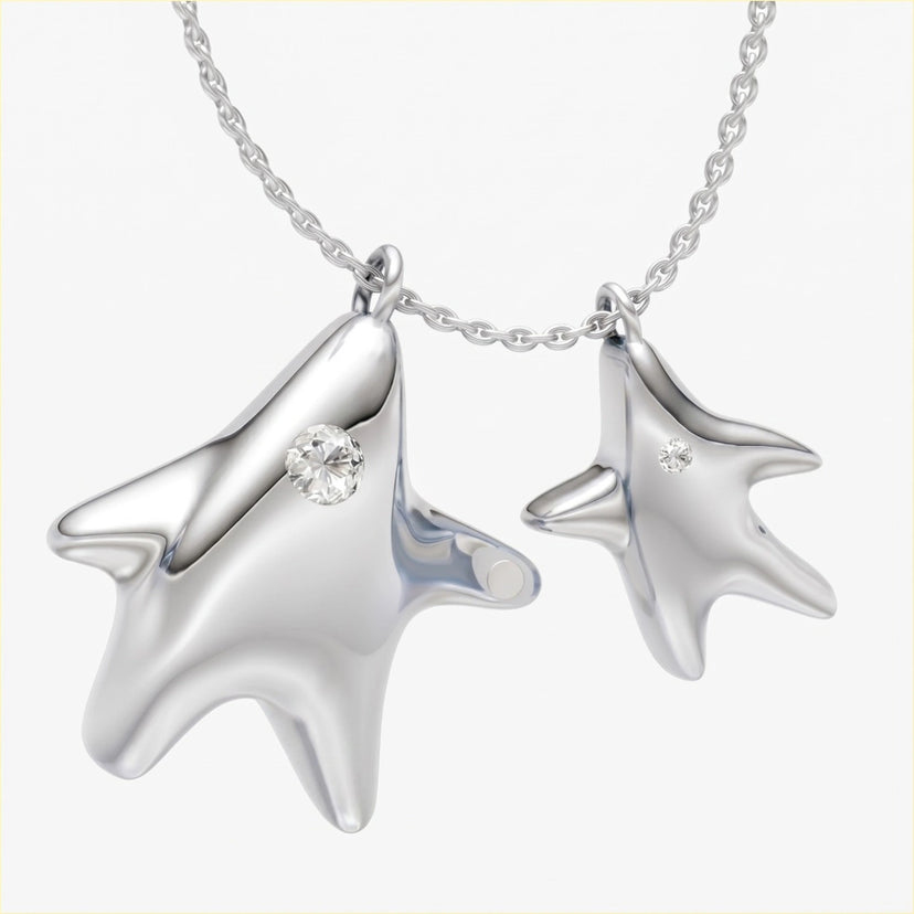 Pride Twin Stars Necklace - approved product image 4