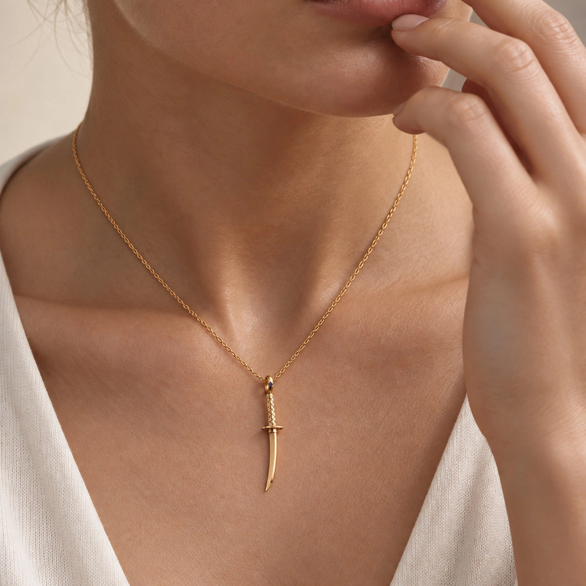 Pure Love Necklace - model a