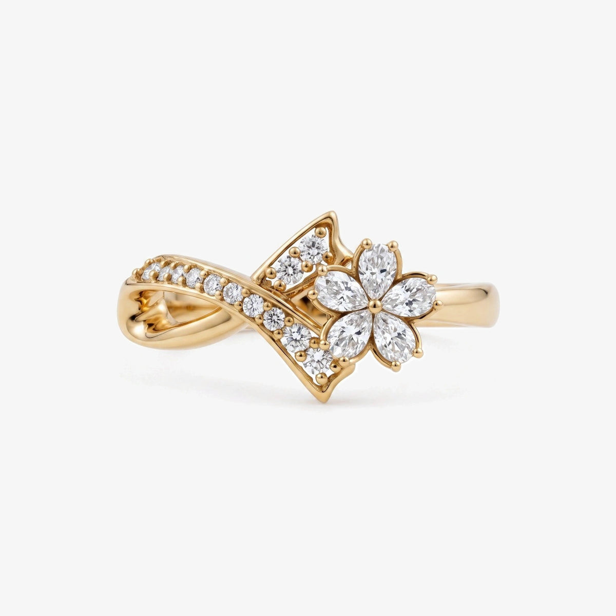 Ribbon Flower Ring - approved product image 1