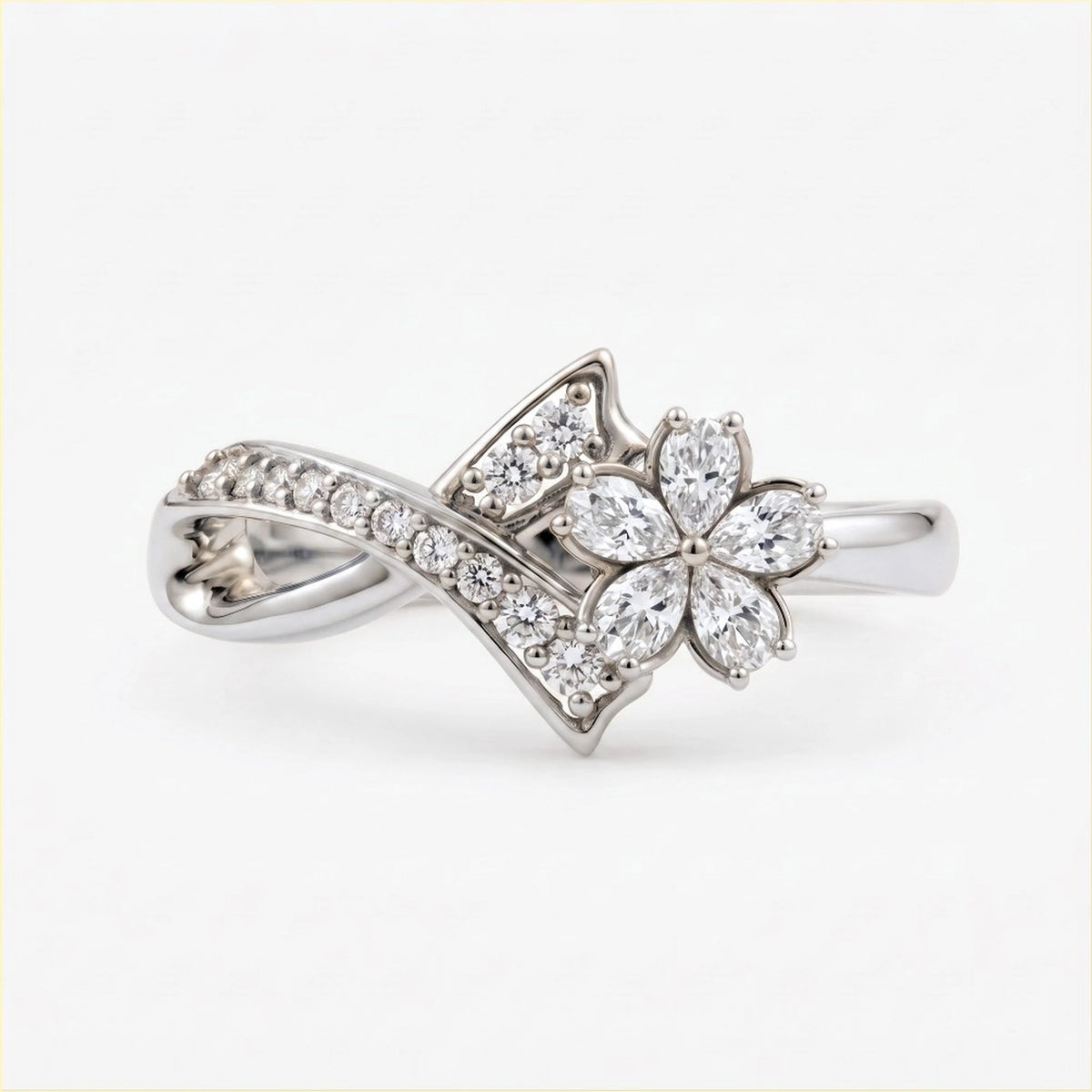 Ribbon Flower Ring - approved product image 3
