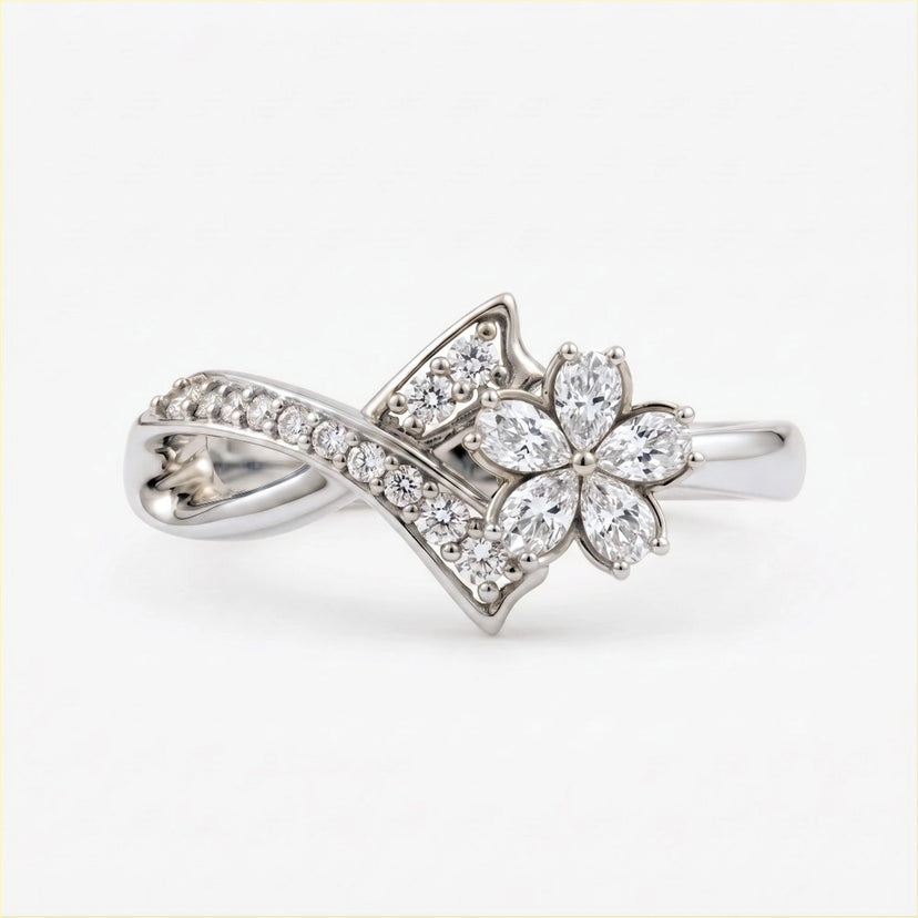 Ribbon Flower Ring - approved product image 3