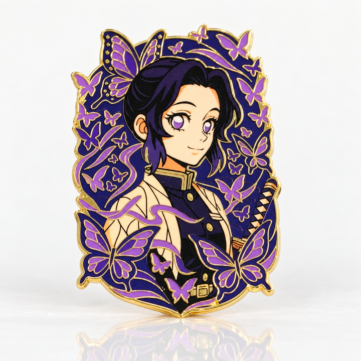 Secret Butterfly Hashira Enamel Pin