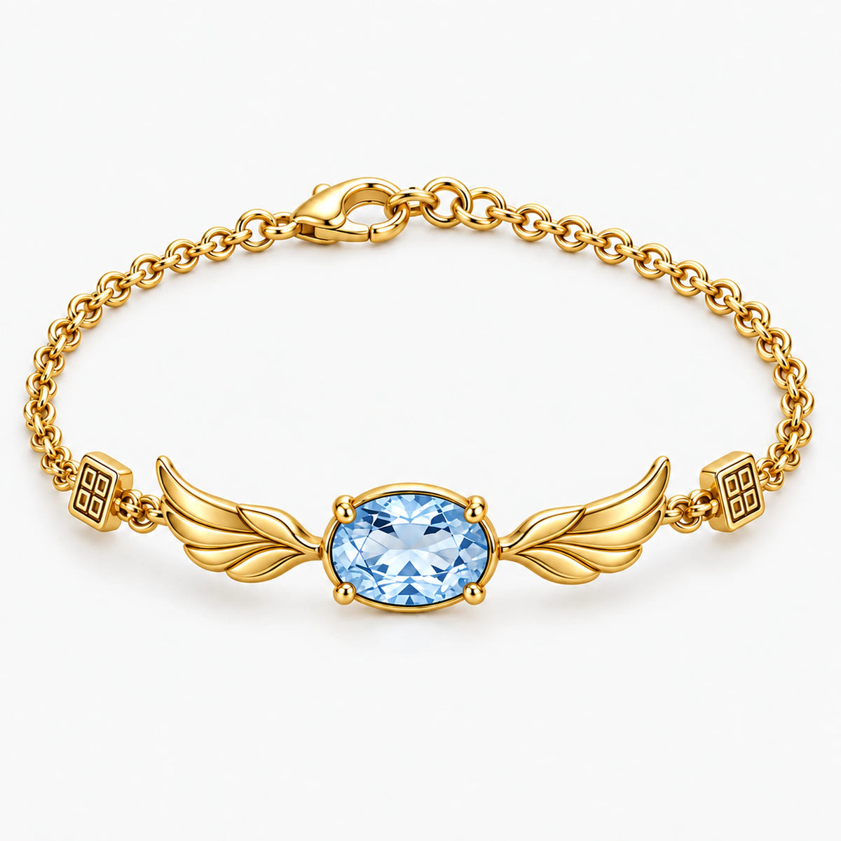 Shenhe Bracelet in gold, front view