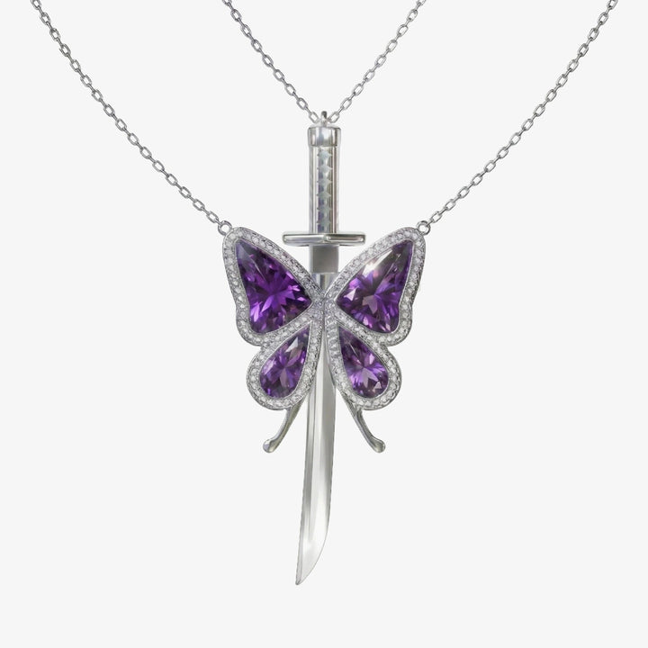 Butterfly Hashira x Water Hashira Necklace Set