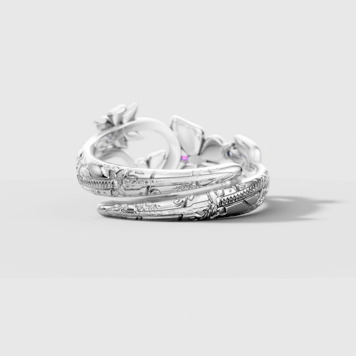 Butterfly Hashira x Water Hashira Ring Set