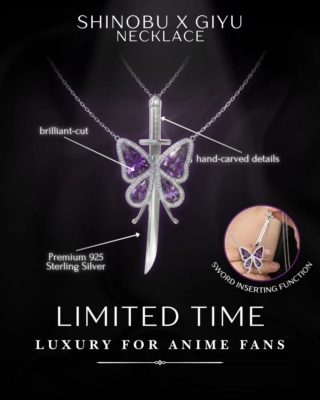 Shinobu x Giyu Necklace Set