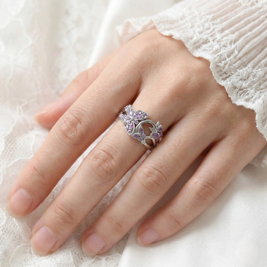 Shinobu x Giyu Ring Set