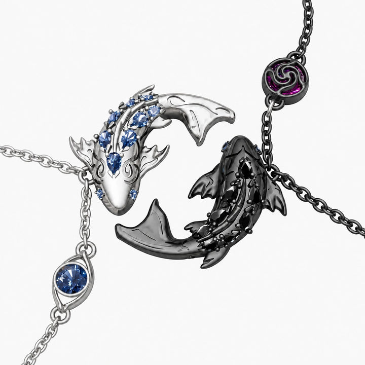 Six Eyes and Cursed Spirit Koi Necklace Collection