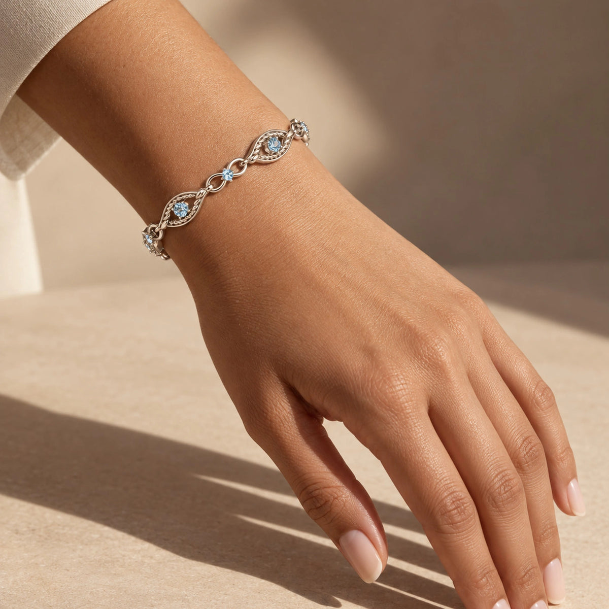 Six Eyes Bracelet - model a