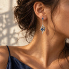Six Eyes Earrings - model a
