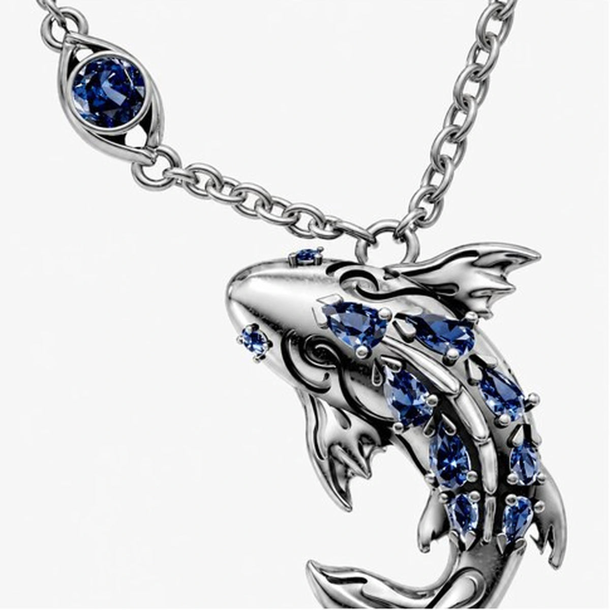 Six Eyes Koi Necklace - detail 1