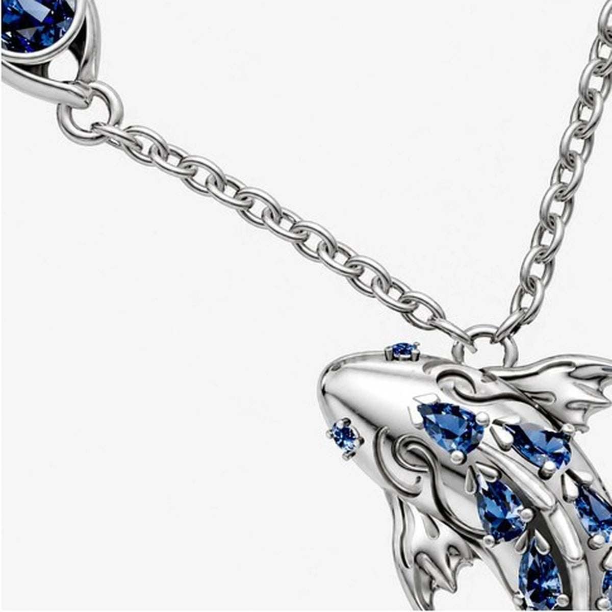 Six Eyes Koi Necklace - detail 2
