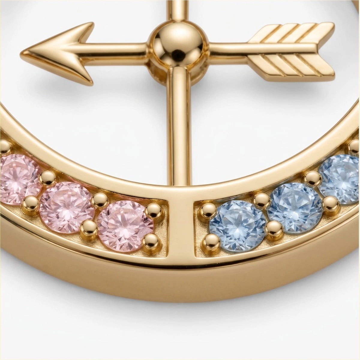 Spinning Arrow LGBTQ Necklace - approved product image 4