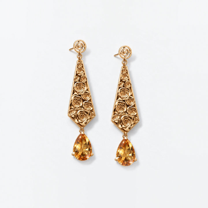 Straw Doll Earrings