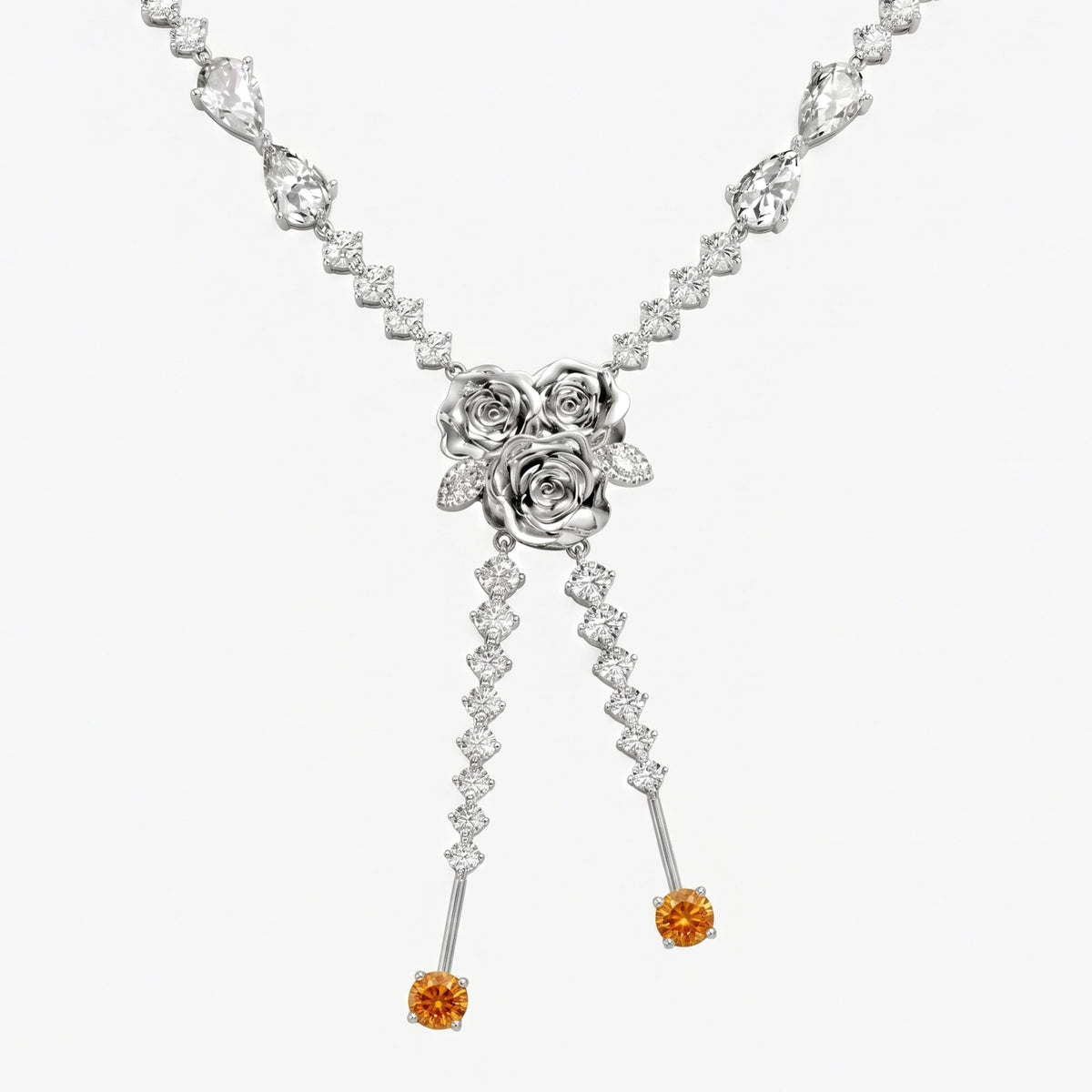 Straw Doll Necklace - front