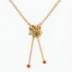 Straw Doll Necklace - detail 2