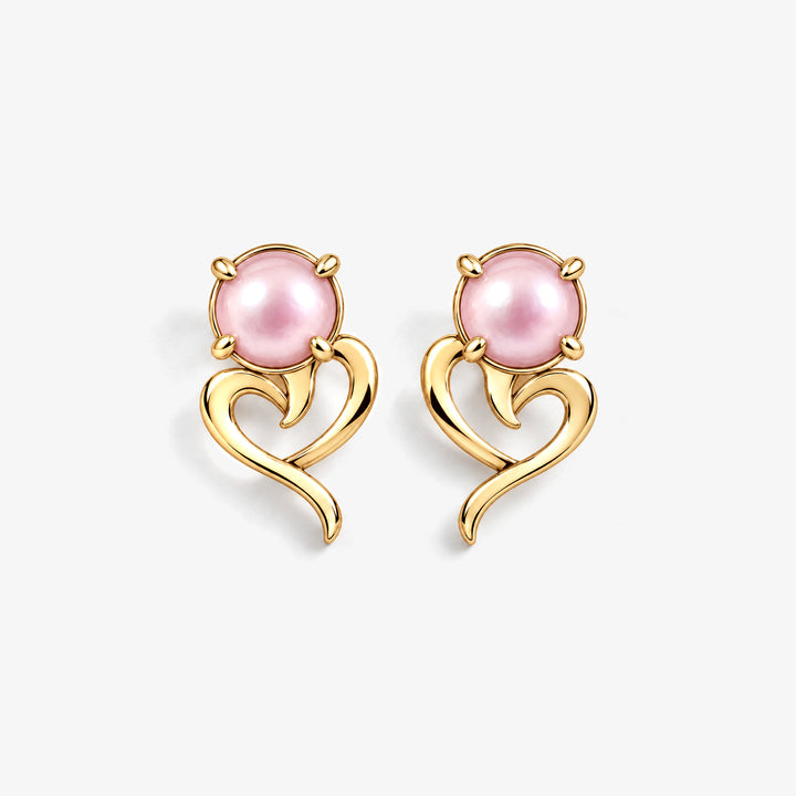 Tail Heart Studs