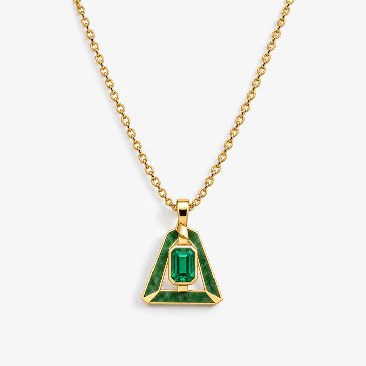 Earth Nation Jade Fold Necklace