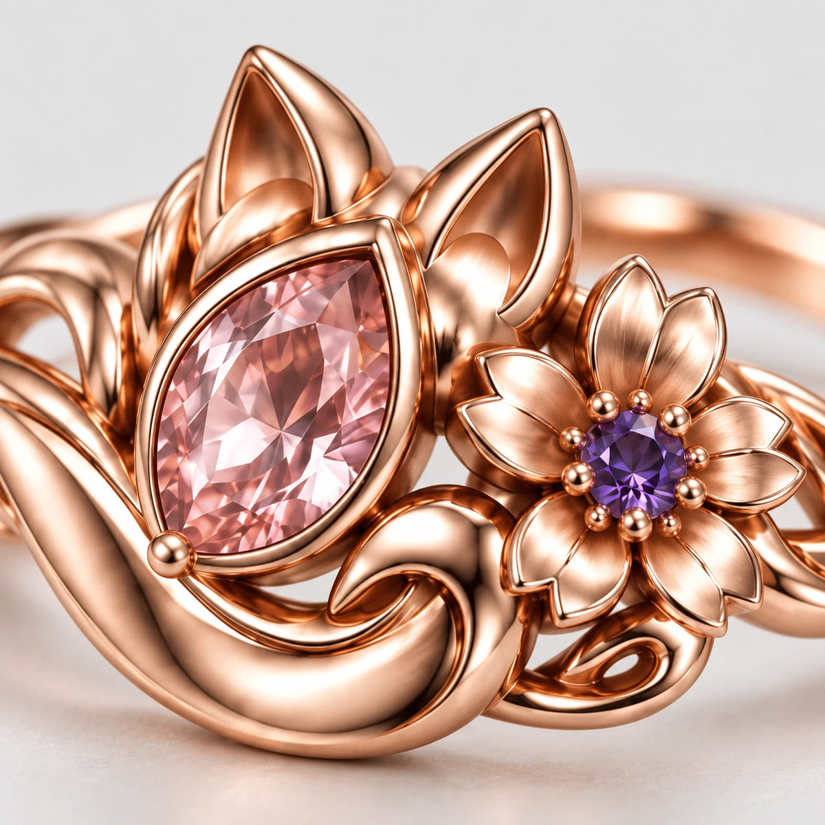 Yae Miko Ring, close-up detail