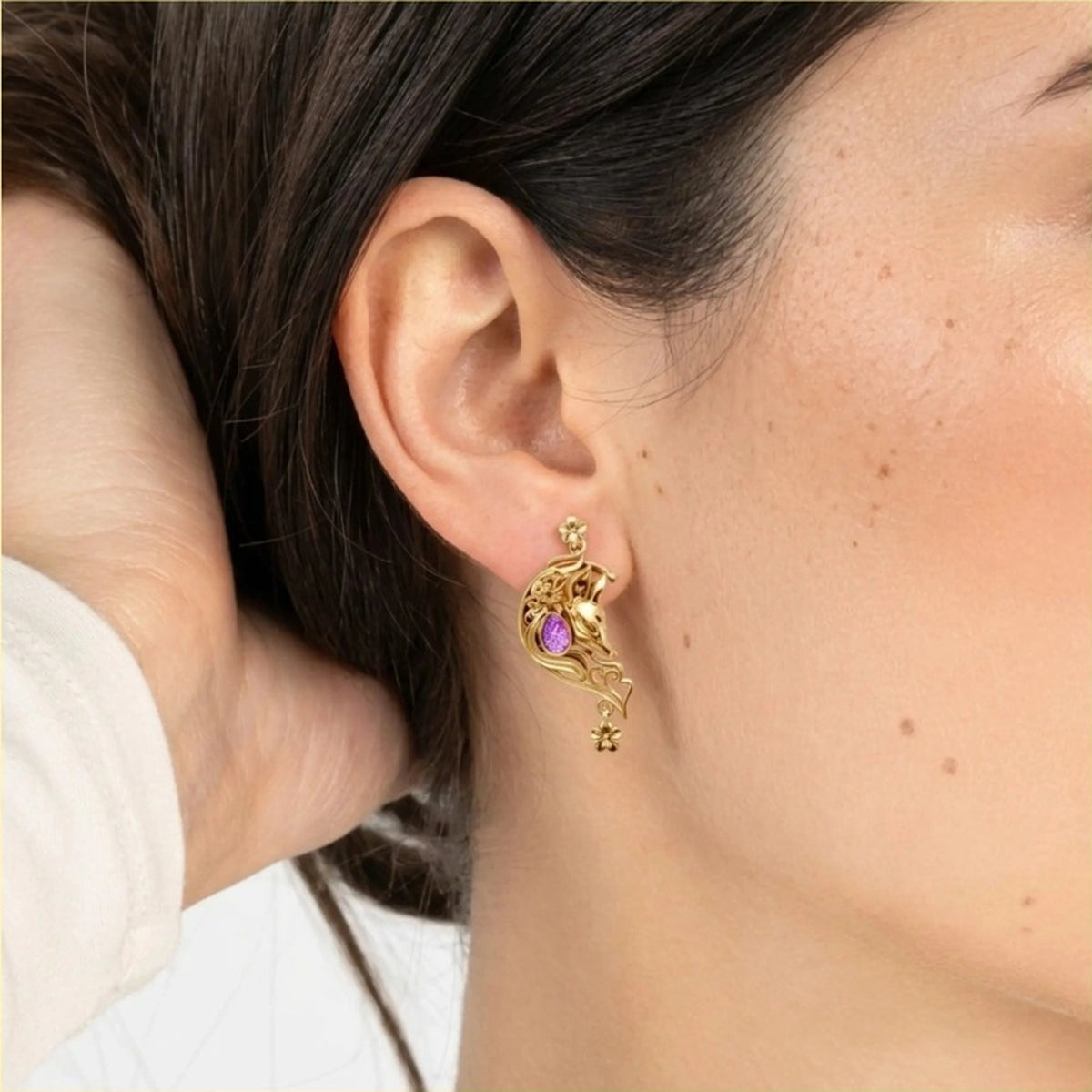 Yae Miko x Raiden Shogun Earrings - approved product image 6