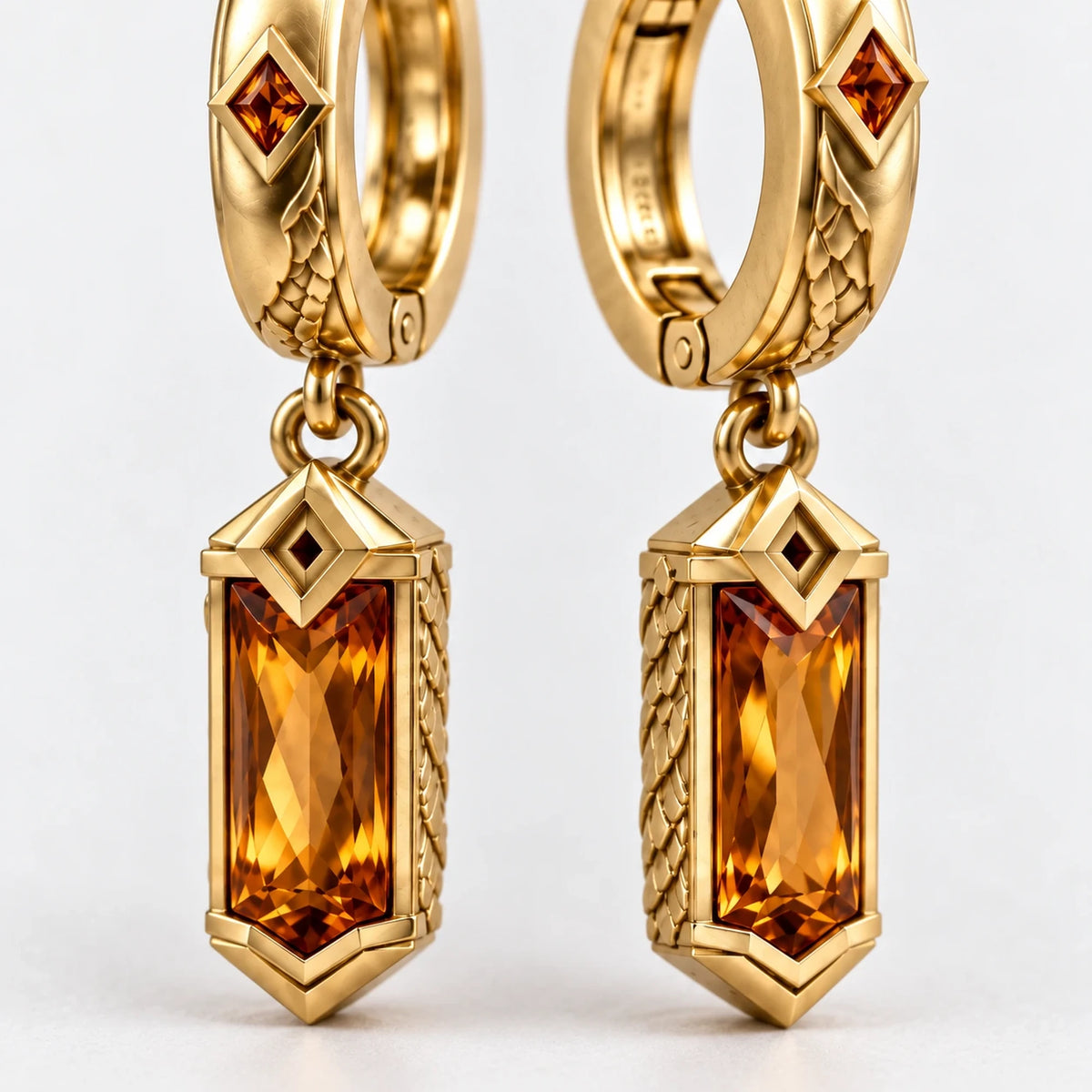 Zhongli Earrings, close-up detail
